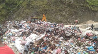 बञ्चरेडाँडामा फोहोर फाल्न फेरि अवरोध
