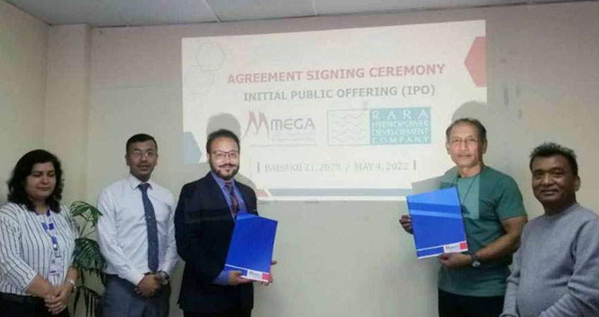 रारा हाईड्रोपावरले साधारण शेयर (आईपिओ) निष्काशन गर्ने