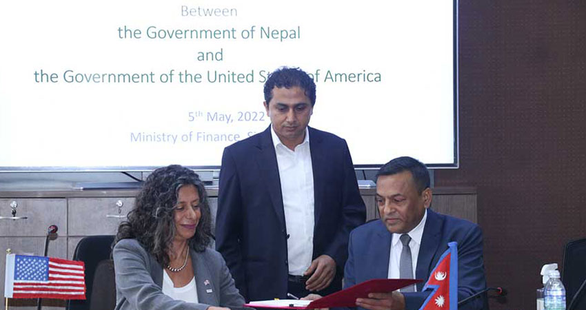 अमेरिकाद्वारा नेपाललाई ७९ अर्ब ७१ करोड अनुदान