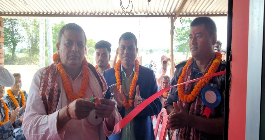 कामना सेवा विकास बैंकको शाखा रहित बैंकिङ्ग सेवा सप्तरीको डाक्नेश्वरीमा