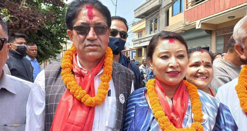 भ्रममा नपर्न महालक्ष्मीनगर ललितपुर गठबन्धनका उम्मेदवारको अपिल