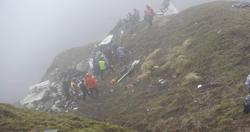 जहाज दुर्घटनामा एकै परिवारका ७ को मृत्यु भएपछि शोकमग्न बन्यो चुरे काछका बस्ती