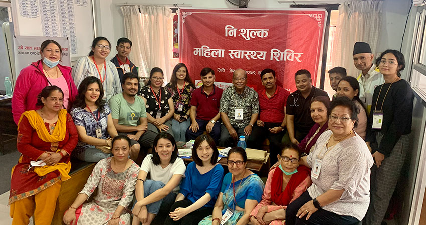 सनराइज बैंकद्वारा निशुल्क स्वास्थ्य शिविर संचालन