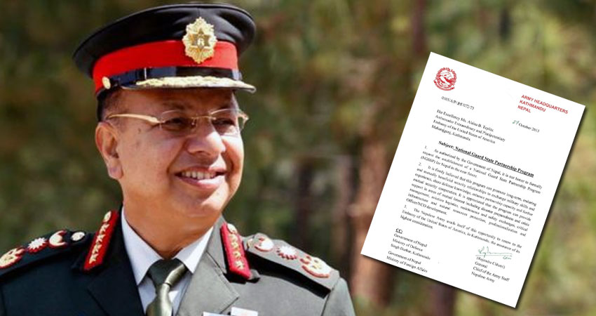 सेनाको दाबी झुठो, एसपीपीमा सहभागी हुन लेखेको पत्र सार्वजनिक