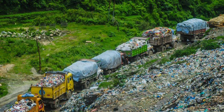 अब वर्षाका कारण उपत्यकाको फोहर बञ्चरेडाँडामा लैजान नरोकिने