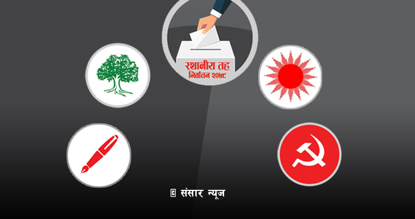 सिन्धुपाल्चोकमा अनाैठाे गठबन्धन : कांग्रेस र समाजवादी एकातिर, एमाले–माओवादी अर्काेतिर