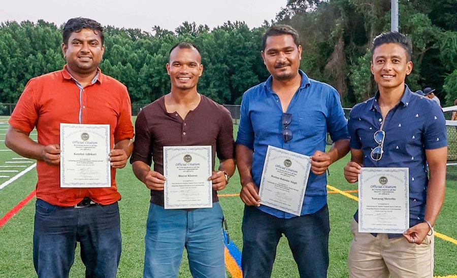 अमेरिकामा नेपाली पत्रकार सम्मानित