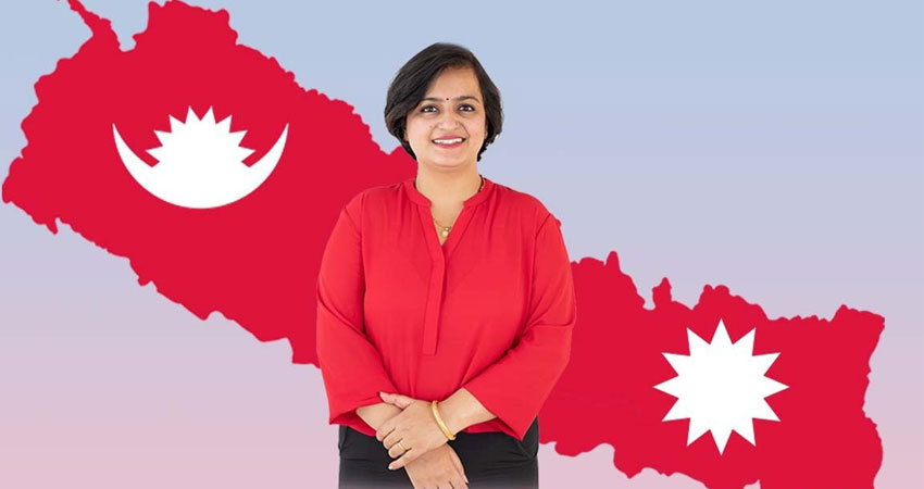 काठमाडौं क्षेत्र नं ५ बाट निर्वाचन लड्ने रन्जु दर्शनाको घोषणा