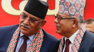 प्रचण्ड र माधव नेपालबिच भेटवार्ता