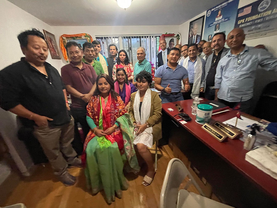 जिपी कोईराला फाउन्डेशनद्वारा पत्रकारहरुलाई न्यूयोर्कमा स्वागत