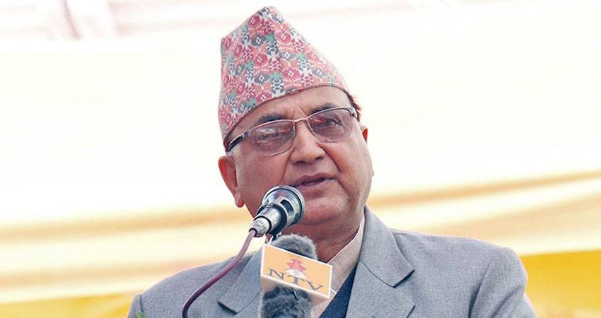 एमाले वरिष्ठ उपाध्यक्ष पोखरेललाई कार्यवाहक अध्यक्षको जिम्मेवारी