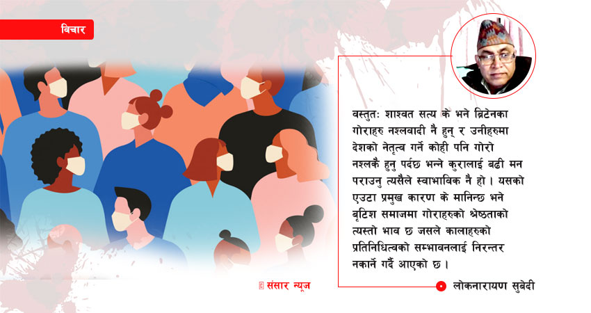 उदार लोकतन्त्रमा कुरूप नश्लवाद