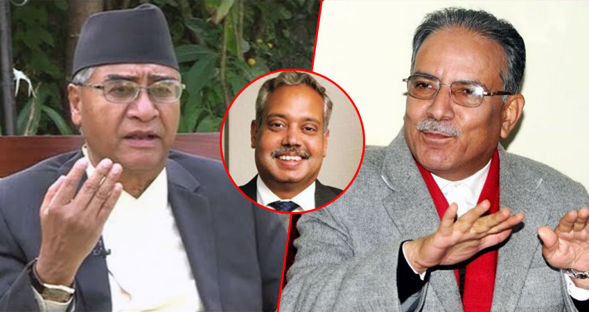 देउवा र प्रचण्डसँग भारतीय राजदूतको ‘वान टु वान’ भेटवार्ता