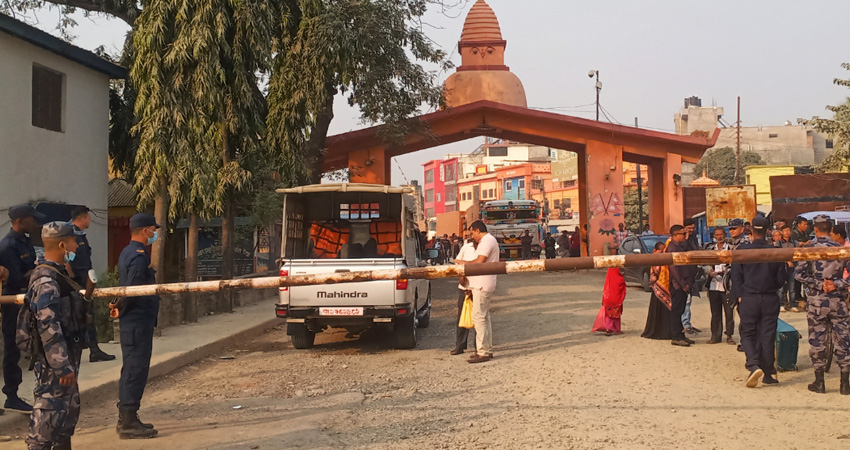 नेपाल-भारत सीमानाका बन्द हुने