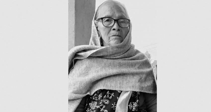 पूर्वमन्त्री तथा सांसद प्रेम आलेलाई मातृशोक