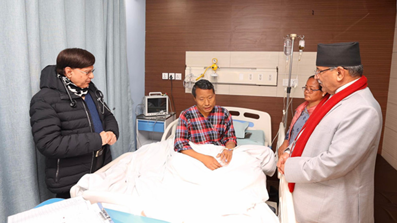 वर्षमान पुनलाई कलेजो प्रत्यारोपण गर्न चिकित्सको सुझाव