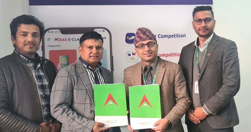 नबिल बैंकका ग्राहकले मिडास एजुकेसनका सामग्रीमा विशेष छुट पाउने