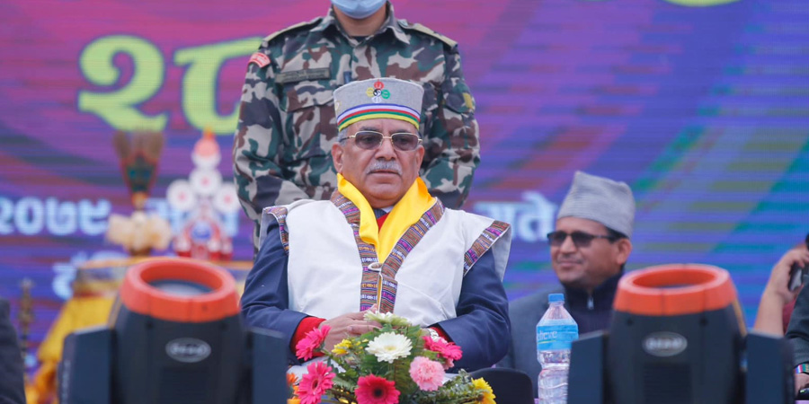 सभ्यता र संस्कृतिमा नेपाल विश्वमै वैभवशाली छ : प्रधानमन्त्री प्रचण्ड