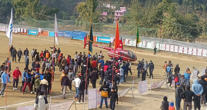 वालिङ हेलिकप्टर अवतरण प्रकरणको छानबिन गरी दोषीमाथि कारबाहीको माग