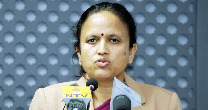 मन्त्री शर्मा भन्छिन्-गणतन्त्रमा गल्ती गर्ने छुट कसैलाई छैन  