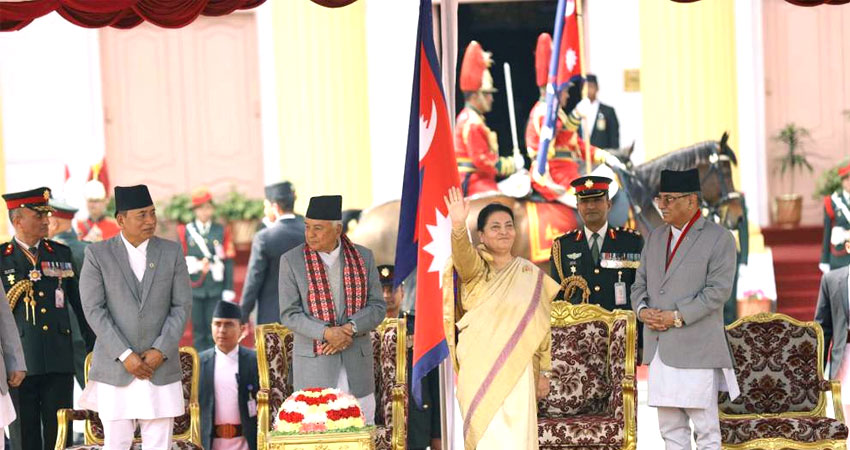 शीतल निवासबाट बिदा भइन् भण्डारी
