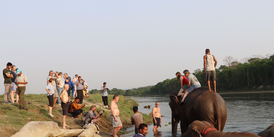 चितवन भित्रिने पर्यटकको सङ्ख्या बढ्दै, आन्तरिक पर्यटक बढी