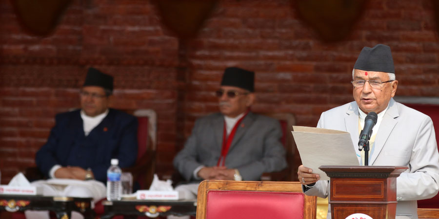संविधानको पालना र संवैधानिक जिम्मेवारी नै मार्गनिर्देशक सिद्धान्त : राष्ट्रपति पौडेल