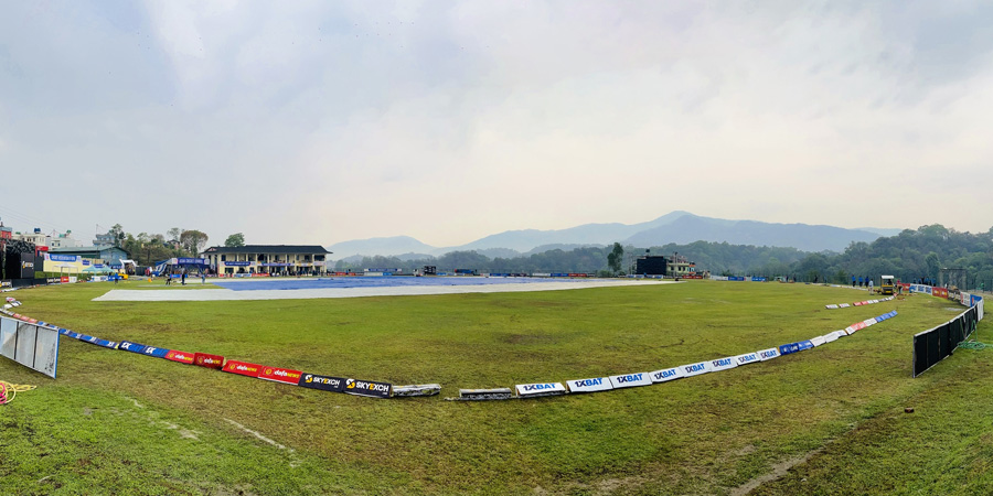 वर्षाका कारण एसीसी प्रिमियर कप क्रिकेट खेल प्रभावित