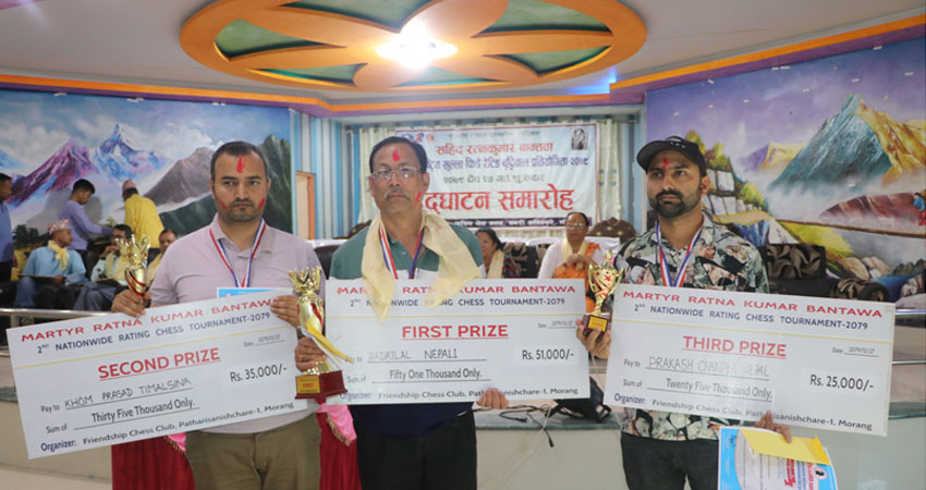सहिद रत्नकुमार बान्तवा बुद्धिचालको उपाधि बद्रीलाललाई, अन्य को–को विजयी भए त ?