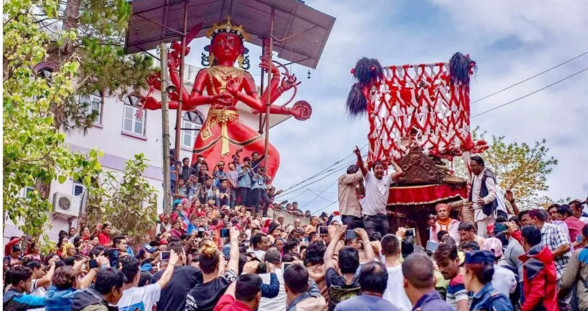 २५ सय वर्ष पुरानो चण्डेश्वरी जात्रा मनाइँदै, के छ त यसको महत्व ?