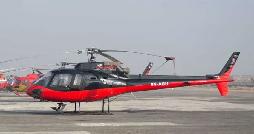अस्पतालको छतमा बस्न लागेको हेलिकप्टर दुर्घटनाबाट जोगियो