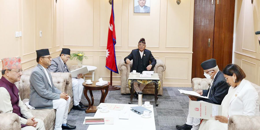 प्रधानन्यायाधिश नियुक्तिका विषयमा छलफल गर्न संवैधानिक परिषद् बैठक सुरु