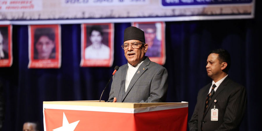 यो पटक थोरै बोल्ने धेरै गर्ने संकल्प लिएको छु–प्रधानमन्त्री प्रचण्ड