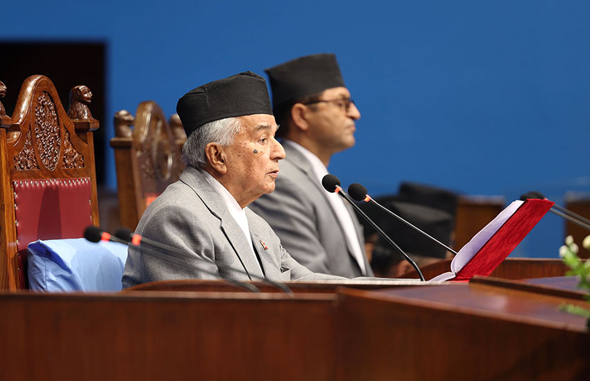 अर्थतन्त्र सुधारलाई केन्द्रमा राखेर वार्षिक नीति तथा कार्यक्रम