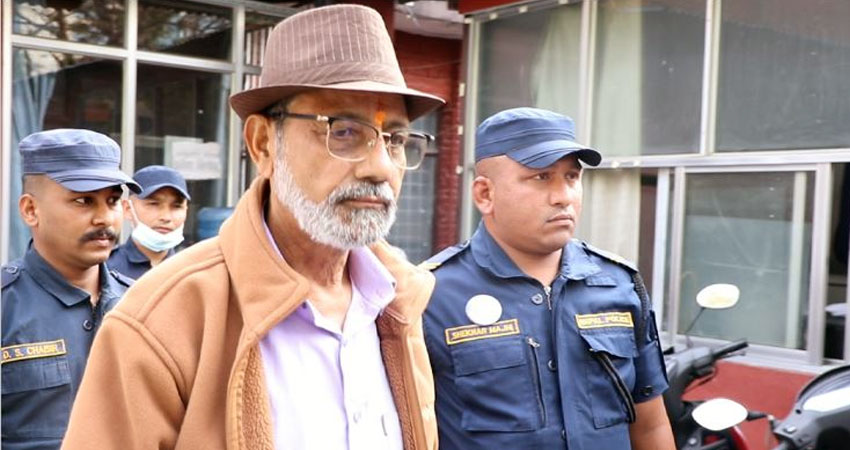 आज पक्राउ परेका रिजाल र मियाँलाई दुई दिन हिरासतमा राख्न अनुमति