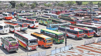 नयाँ बसपार्क क्षेत्रबाट सवारीसाधन सञ्चालन हुन थाले