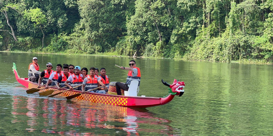 पोखराको पर्यटनका लागि महत्वपूर्ण बन्दै ड्रागन बोट रेस फेस्टिभल