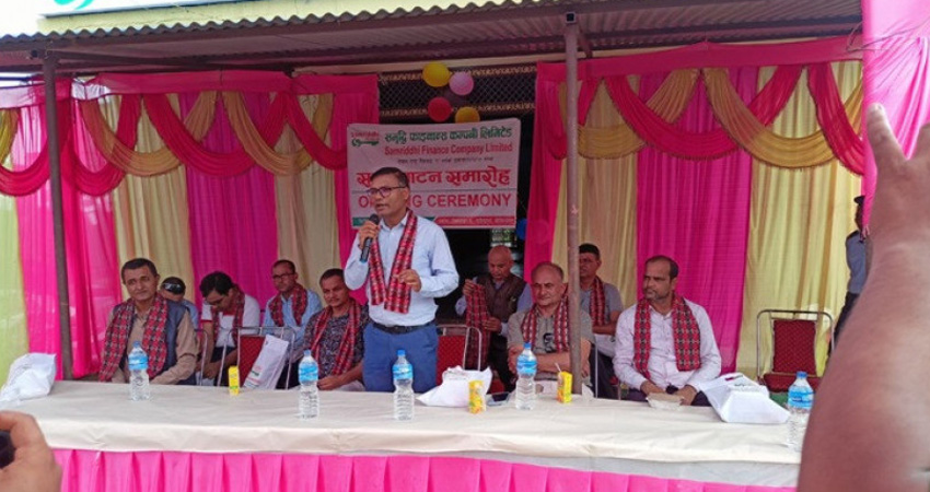 समृद्धि फाइनान्सको १३औं शाखा कपिलवस्तुको खरेन्द्रपुरमा विस्तार