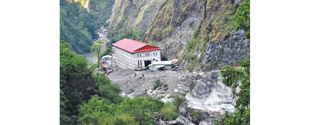 एक सय नौ मेगावाट क्षमताको नीलगिरि जलविद्युत् आयोजना अन्तिम चरणमा