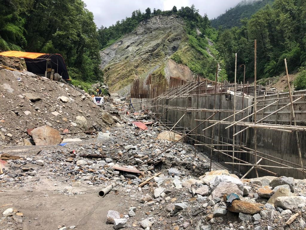 म्याग्दीमा बाढीका कारण जलविद्युत् आयोजनाको निर्माण प्रभावित