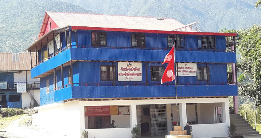 गाउँपालिकाद्वारा पहिरो विस्थापितलाई एकीकृत बस्ती निर्माण