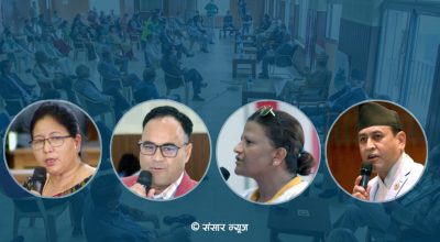 कांग्रेस बैठक : गगन र विश्वप्रकाशको विरोध, शेखरको प्रसंशा
