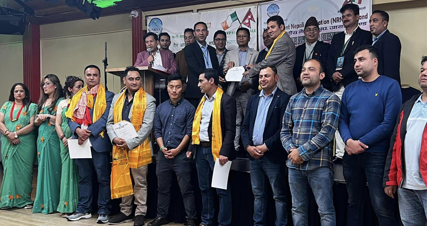 एनआरएनए आयरल्याण्डको अध्यक्षमा प्रकाश सापकोटा निर्वाचित