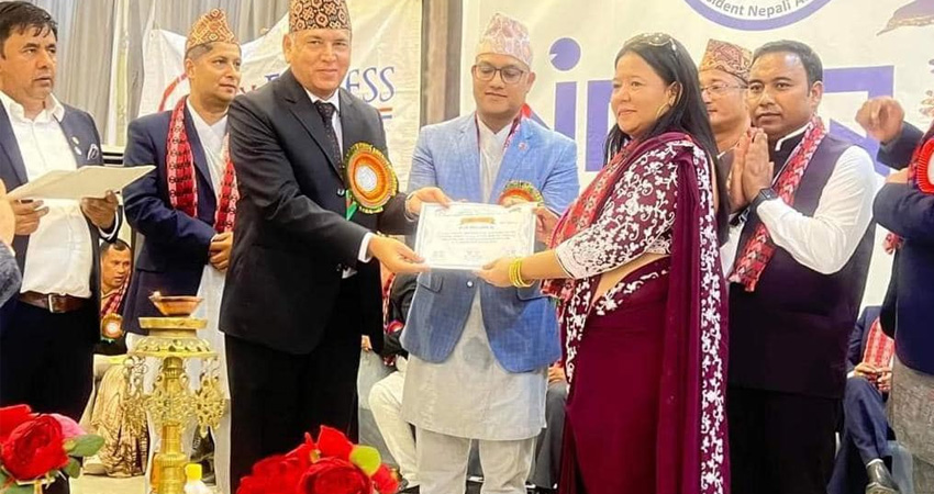 एनआरएनए साउदीको अध्यक्ष बनिन् रबिना अर्याल