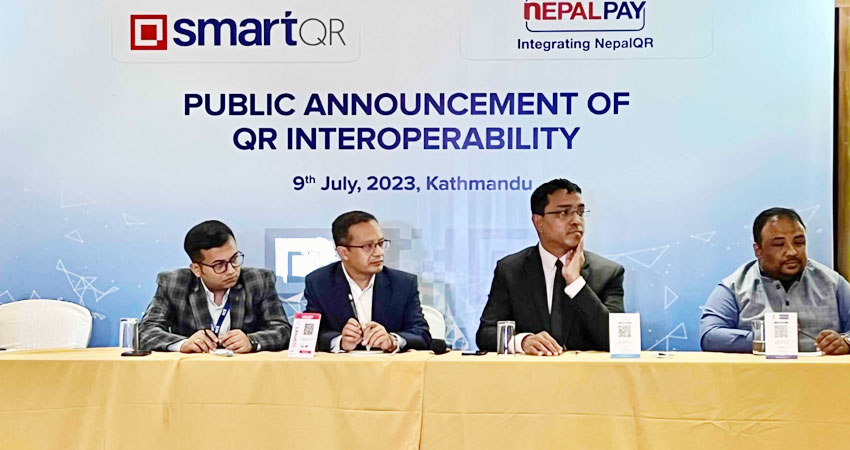 नेपालपे क्युआर र स्मार्ट क्युआरले नेटवर्क स्तरमा अन्तरआबद्ध भइ सेवा दिने