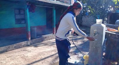 हीरापाटाका एक सय ५० घरमा धारा जडान