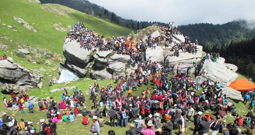 महावुधाम मेला भर्नेको बिहानैदेखि घुइँचो