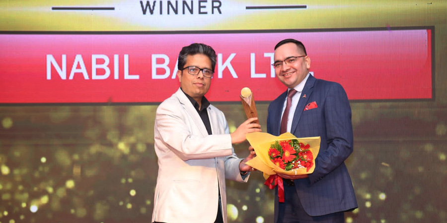 नबिल बैंक ‘सेल्स एक्सिलेन्स अवार्ड २०२३’ बाट सम्मानित