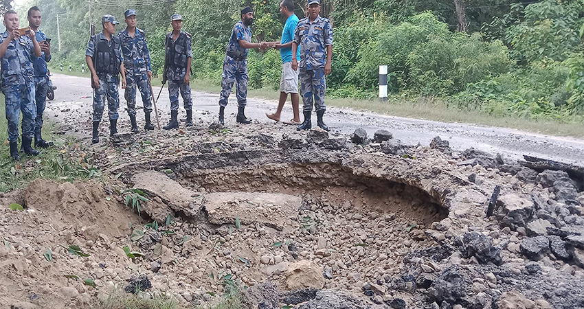 विष्फोटका घाइतेहरुको अनुमगन
