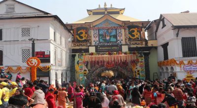 महाशिवरात्रि पर्व नजिकिएसँगै आकर्षक बनाइँदै पशुपति क्षेत्र